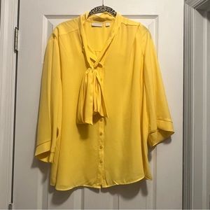 NY&Co Tie Blouse XL